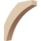 Ekena Millwork 3-inch W x 16-inch D x 16-inch H Thorton Rough Cedar Woodgrain TimberThane Knee Brace, Primed BRCUR03X16X16THRRCPR - alternate 1